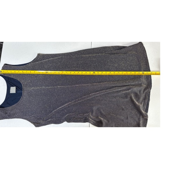 Vtg Rabbit Designs Womens 10M Sheath Dress Metallic Event Sparkle Party Shiny - Picture 4 of 9